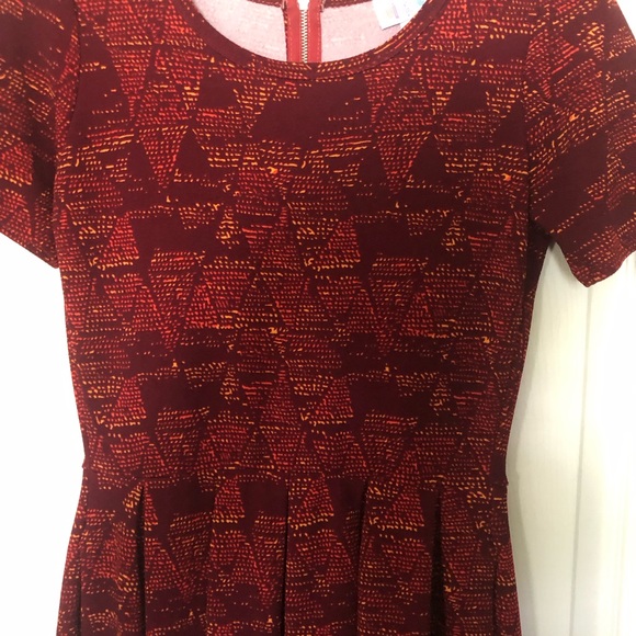 NWOT Lularoe Amelia dress with zipper, small. - Picture 4 of 4